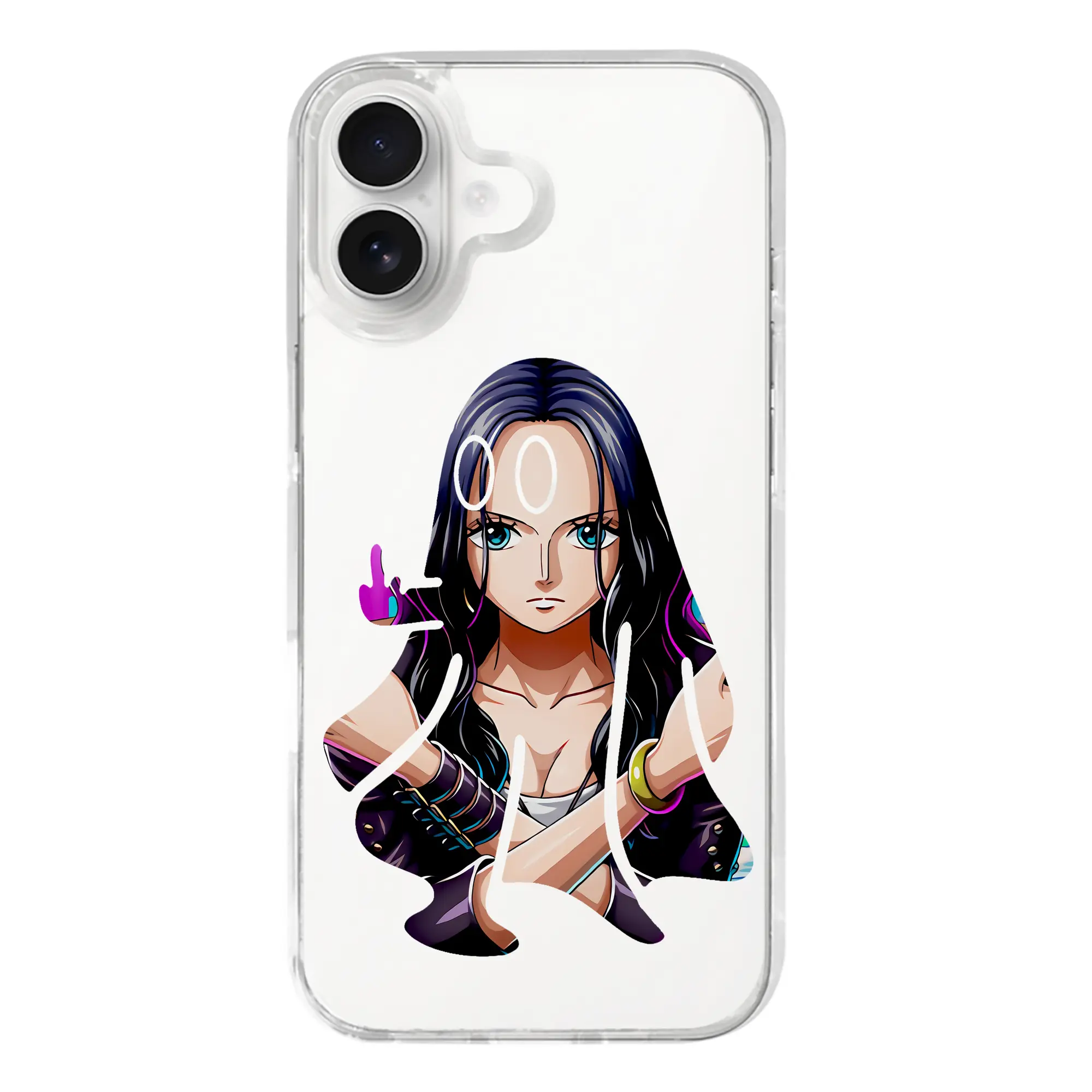 ワンピース グッズ ニコ・ロビン - iPhone 17シリーズ 透明スマホケース – 薄型・耐衝撃・精密フィット保護カバー